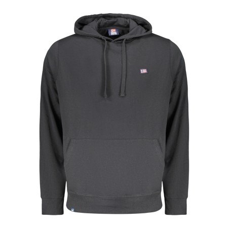 NORWAY 1963 FELPA SENZA ZIP UOMO NERO