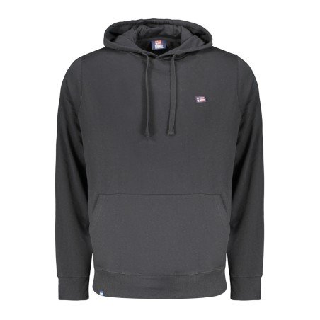 NORWAY 1963 FELPA SENZA ZIP UOMO NERO