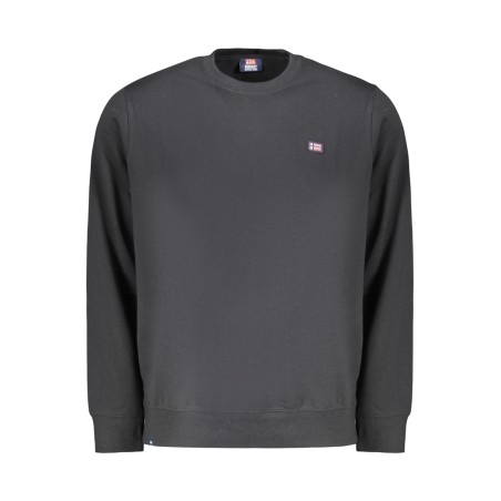 NORWAY 1963 FELPA SENZA ZIP UOMO NERO