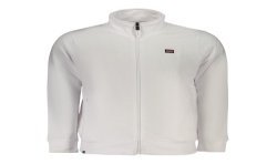 NORWAY 1963 FELPA CON ZIP UOMO BIANCO