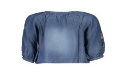 DESIGUAL CAMICIA MANICHE LUNGHE DONNA BLU