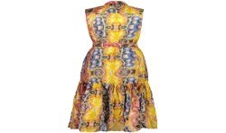 DESIGUAL ABITO LUNGO DONNA GIALLO