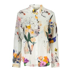 DESIGUAL CAMICIA MANICHE LUNGHE DONNA BIANCO