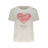 DESIGUAL T-SHIRT MANICHE CORTE DONNA BIANCO