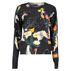 DESIGUAL MAGLIA DONNA NERO