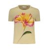 DESIGUAL T-SHIRT MANICHE CORTE DONNA BEIGE