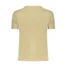 DESIGUAL T-SHIRT MANICHE CORTE DONNA BEIGE