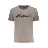 DESIGUAL T-SHIRT MANICHE CORTE DONNA GRIGIO