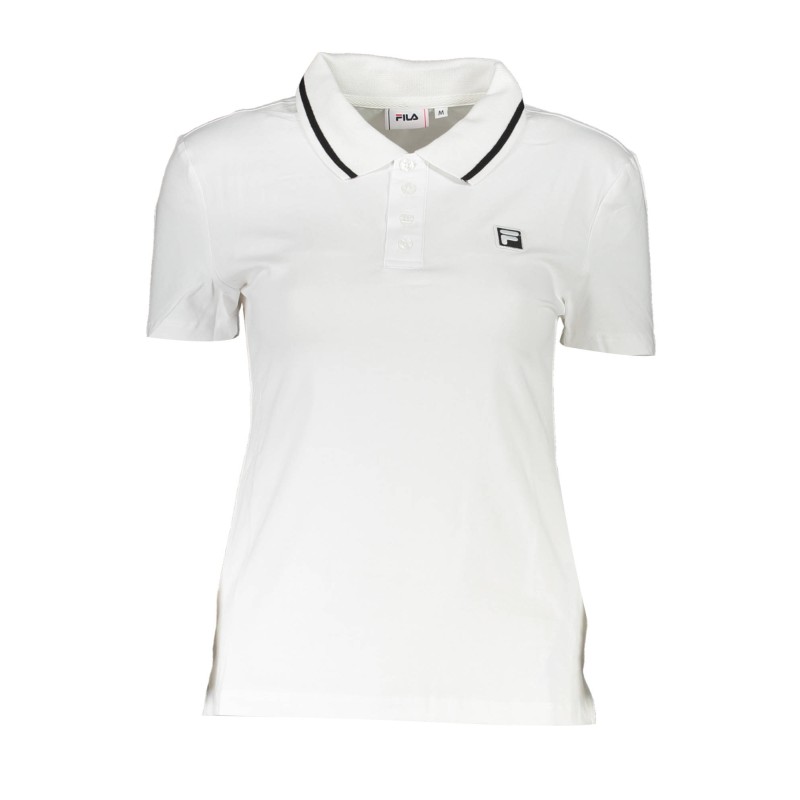 FILA POLO MANICHE CORTE DONNA BIANCO