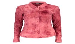 DESIGUAL CAMICIA MANICHE LUNGHE DONNA ROSSO