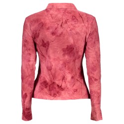 DESIGUAL CAMICIA MANICHE LUNGHE DONNA ROSSO
