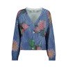 DESIGUAL CARDIGAN DONNA BLU