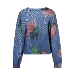 DESIGUAL CARDIGAN DONNA BLU