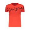 DESIGUAL T-SHIRT MANICHE CORTE DONNA ROSSO