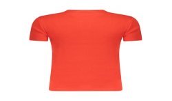 DESIGUAL T-SHIRT MANICHE CORTE DONNA ROSSO