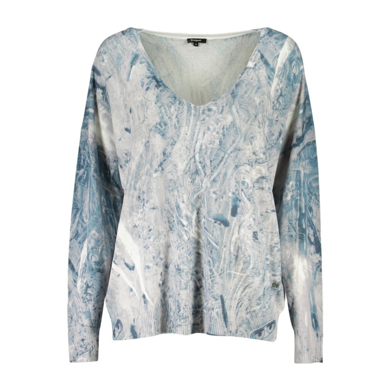 DESIGUAL MAGLIA DONNA AZZURRO