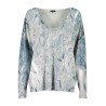 DESIGUAL MAGLIA DONNA AZZURRO