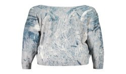 DESIGUAL MAGLIA DONNA AZZURRO