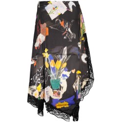 DESIGUAL GONNA LUNGA DONNA NERO