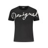 DESIGUAL T-SHIRT MANICHE CORTE DONNA NERO