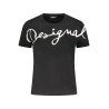 DESIGUAL T-SHIRT MANICHE CORTE DONNA NERO
