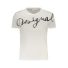 DESIGUAL T-SHIRT MANICHE CORTE DONNA BIANCO