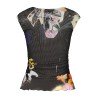 DESIGUAL CANOTTA DONNA NERO
