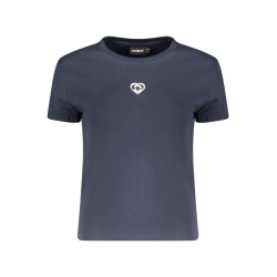 DESIGUAL T-SHIRT MANICHE CORTE DONNA BLU