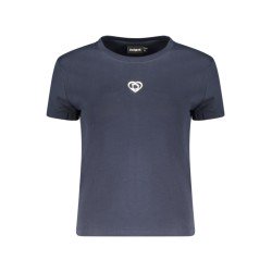 DESIGUAL T-SHIRT MANICHE CORTE DONNA BLU