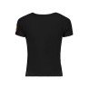 DESIGUAL T-SHIRT MANICHE CORTE DONNA NERO