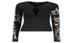 DESIGUAL MAGLIA DONNA NERO