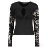 DESIGUAL MAGLIA DONNA NERO