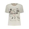 DESIGUAL T-SHIRT MANICHE CORTE DONNA BIANCO