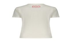 DESIGUAL T-SHIRT MANICHE CORTE DONNA BIANCO