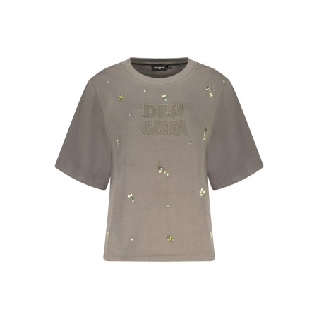 DESIGUAL FELPA SENZA ZIP DONNA GRIGIO