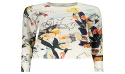 DESIGUAL MAGLIA DONNA BIANCO