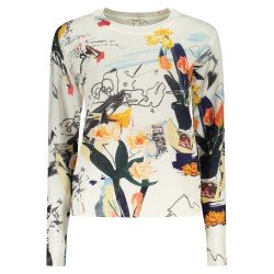 DESIGUAL MAGLIA DONNA BIANCO