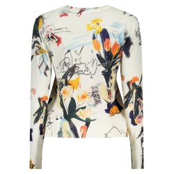 DESIGUAL MAGLIA DONNA BIANCO