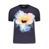DESIGUAL T-SHIRT MANICHE CORTE DONNA BLU