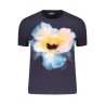 DESIGUAL T-SHIRT MANICHE CORTE DONNA BLU