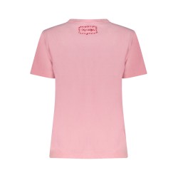 DESIGUAL T-SHIRT MANICHE CORTE DONNA ROSA