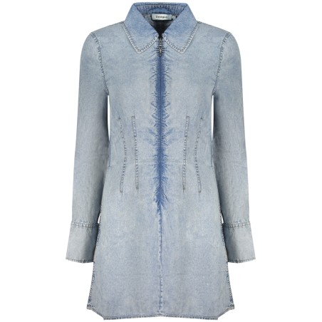DESIGUAL ABITO CORTO DONNA AZZURRO
