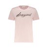 DESIGUAL T-SHIRT MANICHE CORTE DONNA ROSA