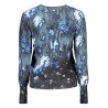 DESIGUAL MAGLIA DONNA BLU