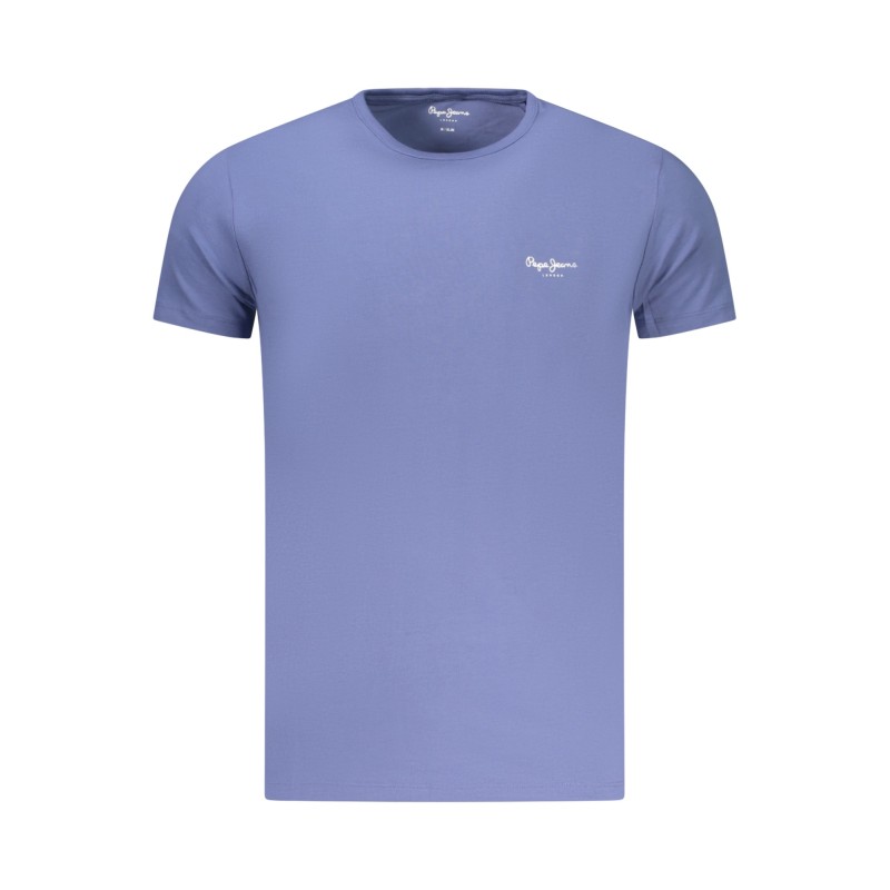 PEPE JEANS T-SHIRT MANICHE CORTE UOMO BLU