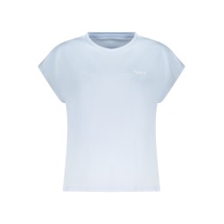 PEPE JEANS T-SHIRT MANICHE CORTE DONNA AZZURRO