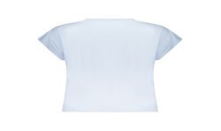 PEPE JEANS T-SHIRT MANICHE CORTE DONNA AZZURRO