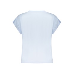 PEPE JEANS T-SHIRT MANICHE CORTE DONNA AZZURRO