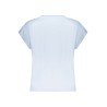 PEPE JEANS T-SHIRT MANICHE CORTE DONNA AZZURRO