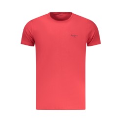 PEPE JEANS T-SHIRT MANICHE CORTE UOMO ROSSO